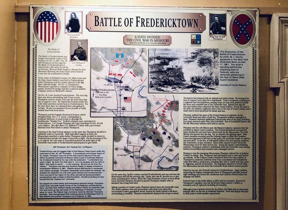 Fredericktown Plaque