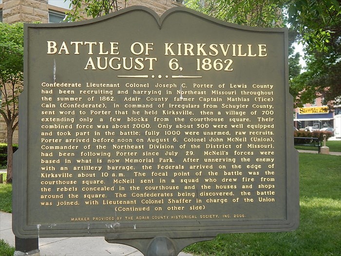 KIrksville sign